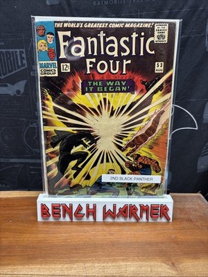Fantastic Four 53 Marvel Comics 1966 F- 5.5 EST  2nd App Black Panther Thing