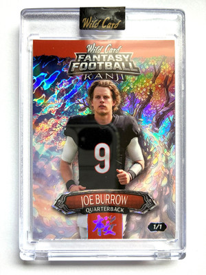 2026 Wild Card Manga Kanji Island Rainbow Cherry #JB Joe Burrow #1/1  SEALED