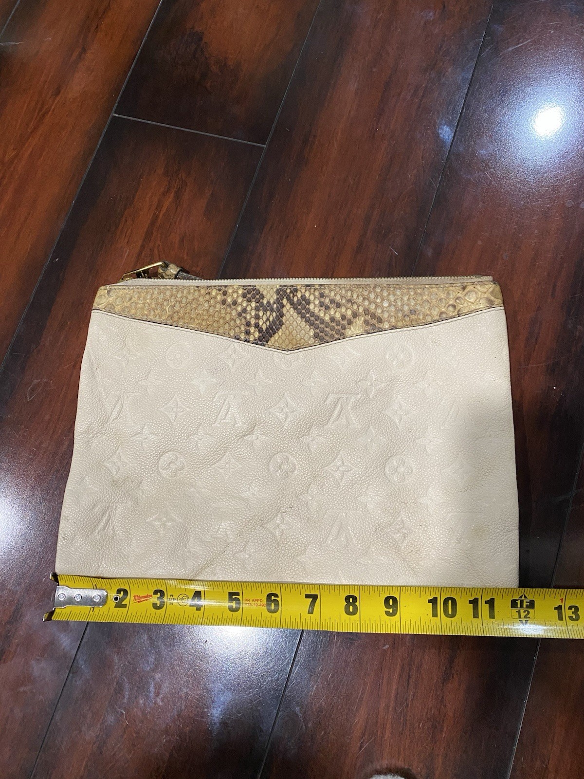 Louis Vuitton Python Daily Pouch Monogram Emprein… - image 2