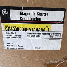GE CR408B608HA1AAAAA Magnetic Starter Combination