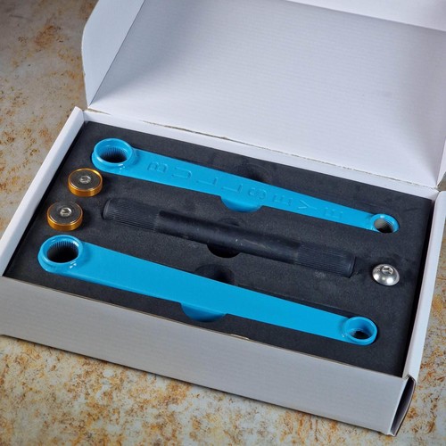 Bullseye Retro Box Old School BMX Cranks Limited Edition SE Blue Made in USA - Picture 7 of 7