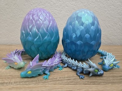 Crystalynx Dragons Series 2 RARE TWINS Blue/Light Blue + Purple