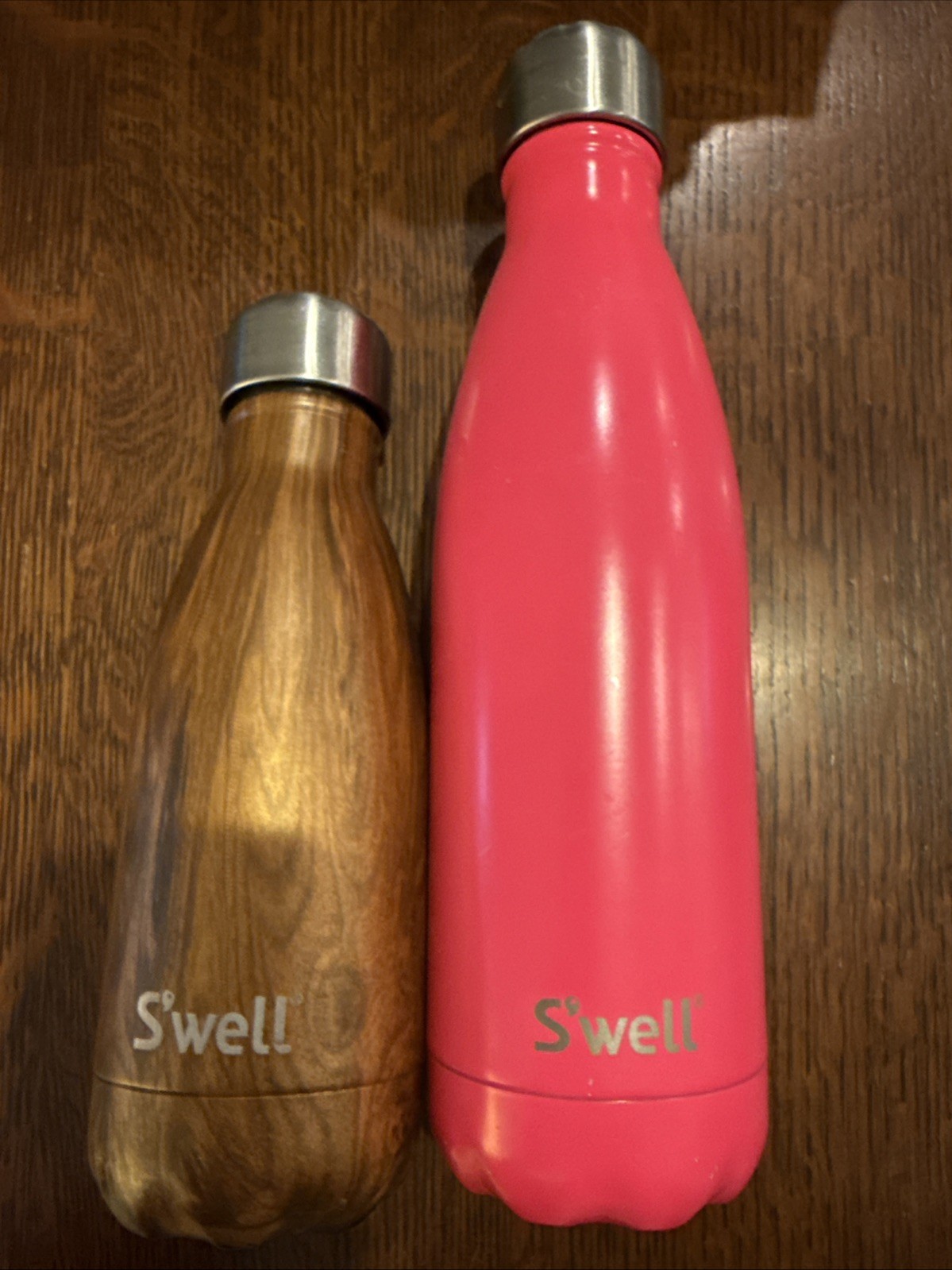 Wood Grain 9oz Pink 17oz