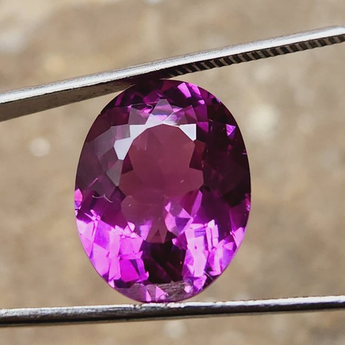12.10 CT Natural Ceylon Padparadscha Sapphire Gemstone Oval Shape Certified y615