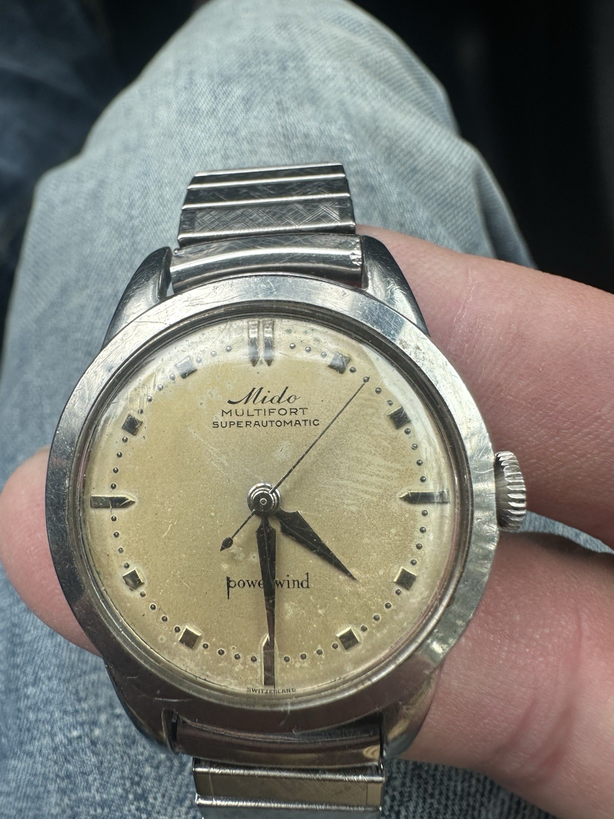 Mido Multifort Super Automatic Powerwind Watch Ru… - image 10