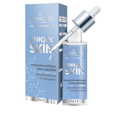 Gesichtsserum Feuchtigkeit Peptide Algen Farmona Unique Skin 30 ml