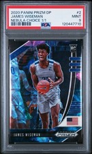 2020-21 Panini Prizm DP #2 James Wiseman Nebula Choice 1/1 Psa 9 (RC)