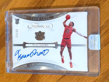 2020 Panini Flawless Collegiate Isaac Okoro encased auto on card #/20 Auburn