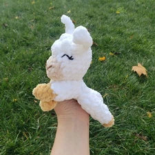 Llama Llama Plush Toy Handmade Crochet Crib Soft Baby Plushie Stuffed Toy