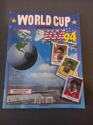 ALBUM FOOT TYPE PANINI WM USA 94 - UNVOLLSTÄNDIG - 70 / 420 - BROCA EDITIONS