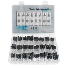 Electrolytic Capacitor Kit 24 Values 500 PCS 0.1uF-1000uF 10V-50V Aluminum