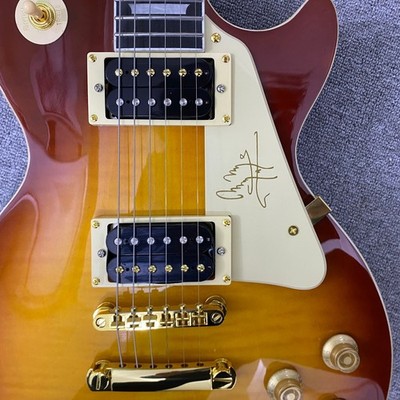 Standard High Quality Electric Guitar,Gold Hardware 6 String flame maple top