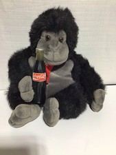 Vtg Coca Cola Plush Gorilla Ape Stuffed Animal Vintage Coke 1996 Play By Play