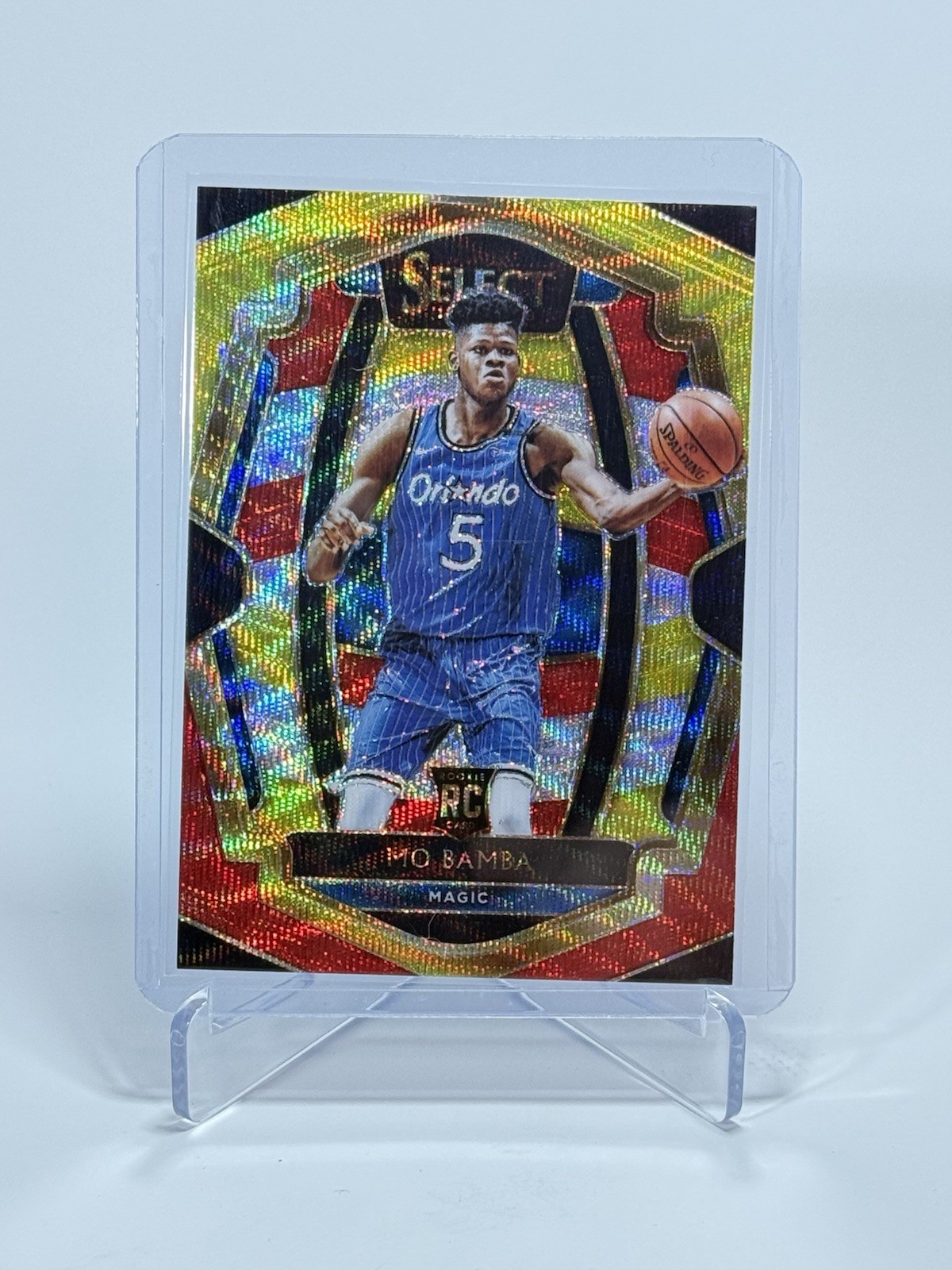 2018-19 Panini Select Premier Level Mo Bamba #152 Tri-Color Prizm (RC) Rookie