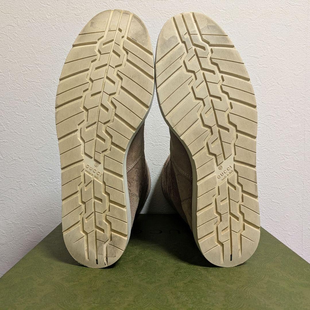 GUCCI Boots Heel GG Suede Beige EU39.5/US9.5 116485c thumbnail 13
