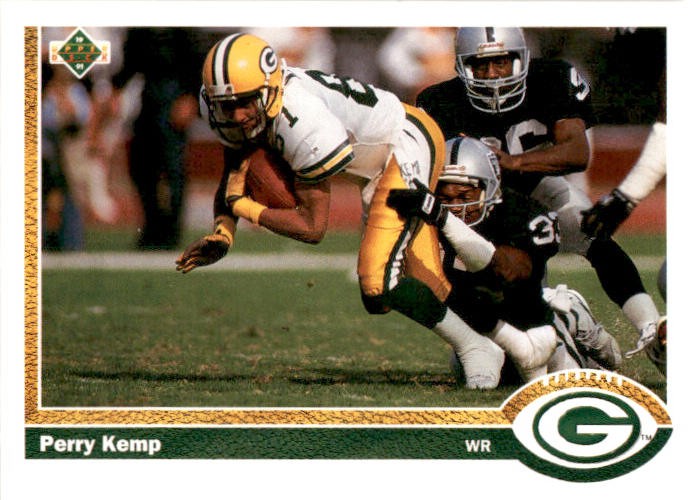 1991 Upper Deck Perry Kemp #212 Green Bay Packers