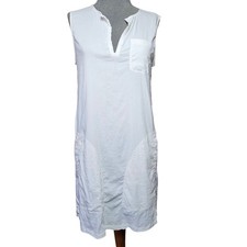 Theory Linen Blend Shirt Dress Size 4