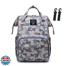 Starte Camo Diaper Bag Backpack, Large Multifunction Waterproof Travel Backpa