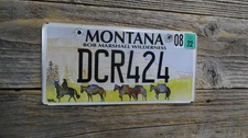 Montana " Bob Marshall Wilderness " Montana specialty License Plate!!