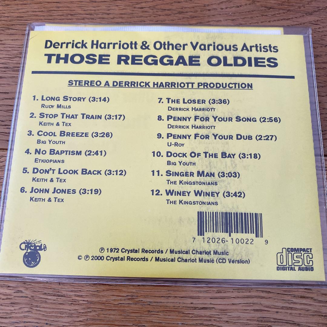 Derrick Harriott-Those Reggae Oldies | eBay