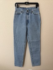 Vtg Orange Tab 1997 Levi Hi-Rise Tapered Leg Light Wash Jeans Sz 9 Medium Y2K