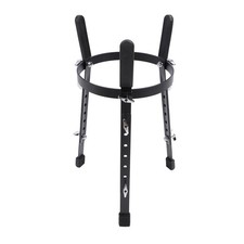 Conga Drum Stand Shaped Black Iron Height Adjustable 52.5-68cm Stable Rubber ...