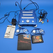 Blue Hyperkin Retron 3 W/All Needed Power/AV/Instructions/2 Controllers/2 Games