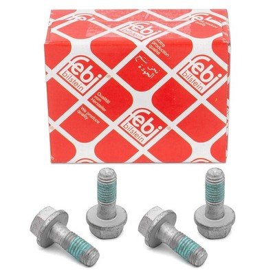 4x febi Schraube M10x1,5 Bremssattel für BMW E81 F20 E46 E90 F30 E34 34203414763
