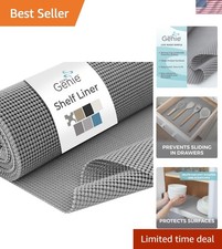 Shelf Drawer and Cabinet Liner, Durable with Strong Grip, 12 in x 20 FT, Non ...
