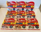 Hot Wheels 1992 25th Anniversary Vintage Series Red Baron 9 Car Lot Red Line
