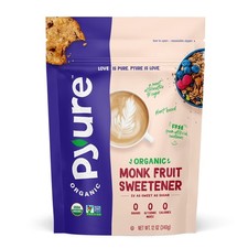 Organic Monk Fruit Sweetener  White Sugar Substitute for Baking, Coffee  Te...