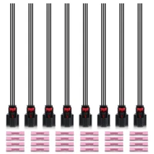 8X For Ford V6 V8 Flex F150 3.5 3.7 5.0L Ignition Coil Connector Plug Cable Wire