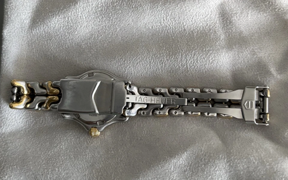 RELOJ TAG HEUER WG1422 Cell series blanco SS/chapado en oro Q2 Foto 3 de 4