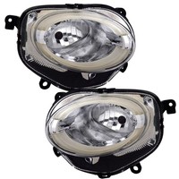 Scheinwerfer Set FüR Fiat 500 500C Ab 2015- Fernlicht H7 Tagfahrlicht DRL