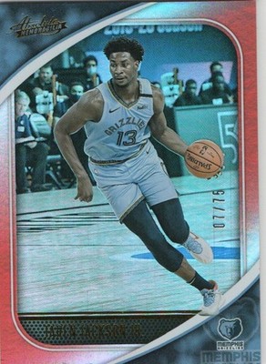 2020-21 Panini Absolute Memorabilia Jaren Jackson Jr Orange Parallel #d 7/75 #51