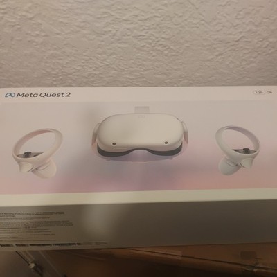Meta Oculus Quest 2 128GB VR Headset -Complete with Box, Controllers, and Manual