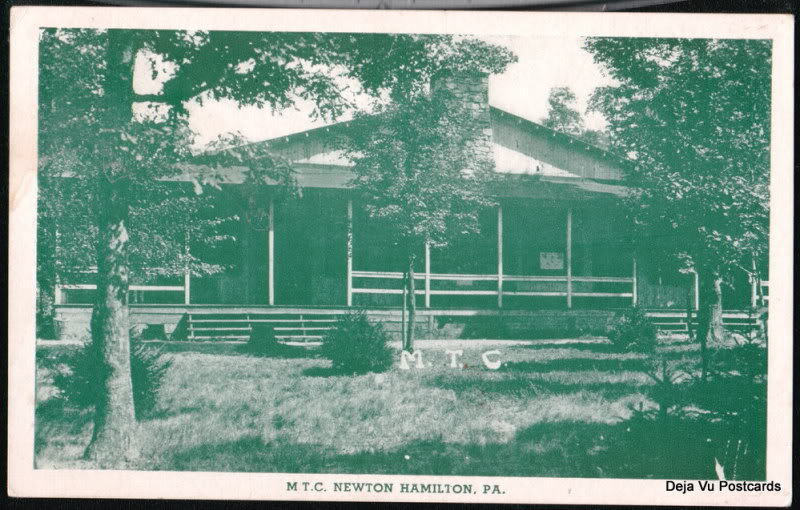 NEWTON HAMILTON PA Methodist Training Camp Vtg Postcard eBay