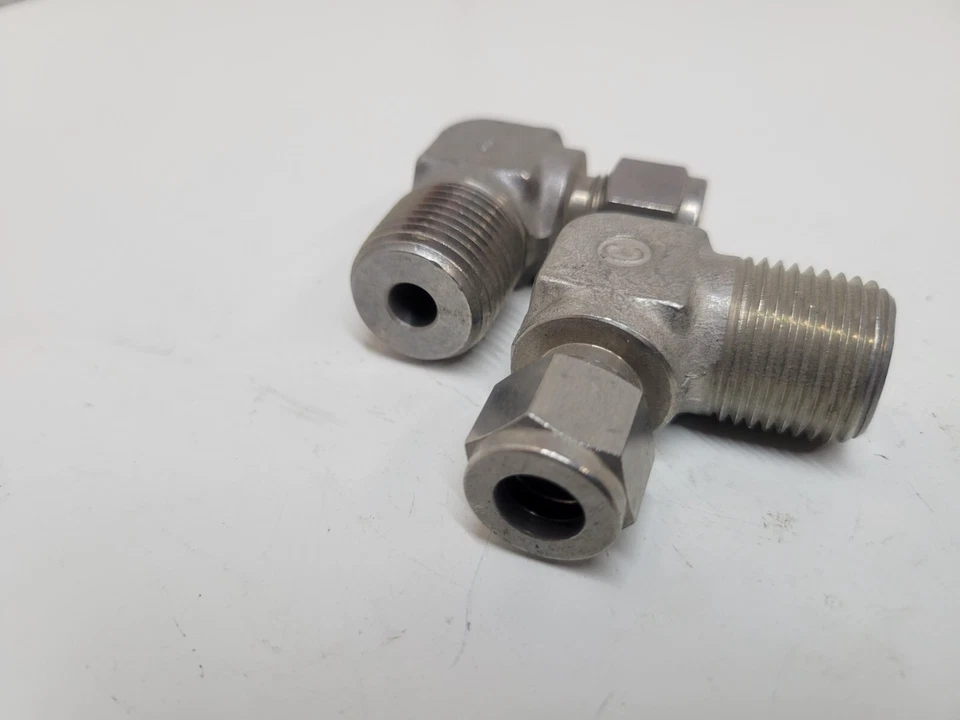 Swagelok 1/2in. NPT X 3/8in. Tube Compression 90 degree (PACK of 2) - Image 2 of 3