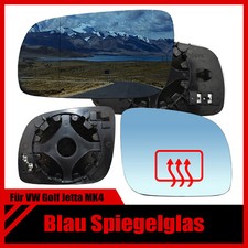 Set Spiegelglas Beheizt Links Und Rechts Blau Asph&auml;risch _F&uuml;r VW Golf IV Jetta