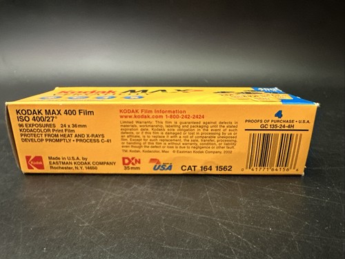 Lot Kodak Max Versatility 400 35mm (3rolls) Kodak Gold 200 Walgreens 400 - Picture 5 of 10