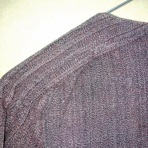 Vintage blouse Size 12. Button front + cuffs. Features Smocking on shoulder. - Picture 7 of 9