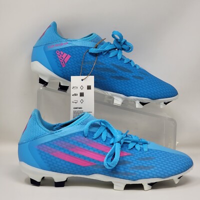 Adidas X Speedflow.3 FG GW7483 Aqua Blue Football Soccer Cleats Mens Size 5 New