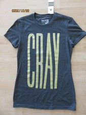 Womens adidas Running T Shirt "CRAY" Short Sleeve Slim Fit Small Gray 3706W New