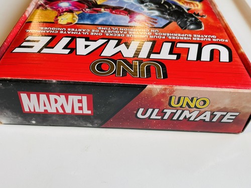 Sealed 2022 UNO Ultimate MARVEL GAME 1st Edition 4 Chase Foil - Picture 10 of 12
