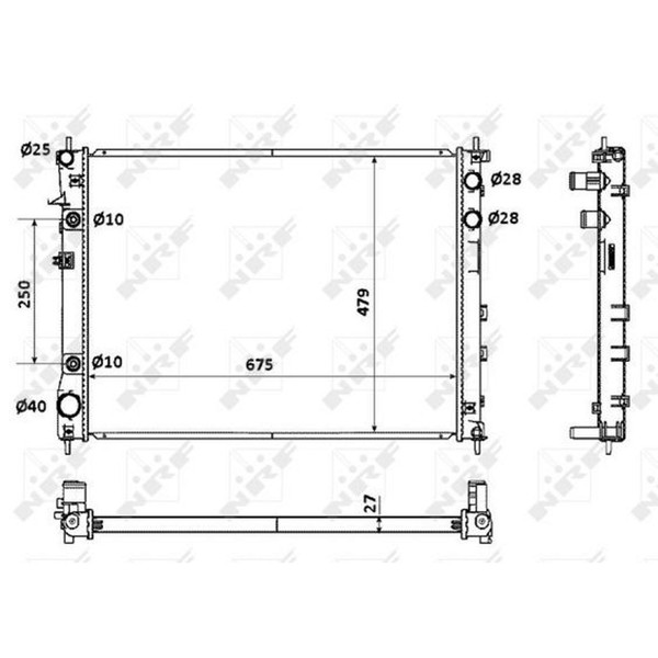 NRF 53887 KüHler MotorküHler WasserküHler MotorküHlung-image