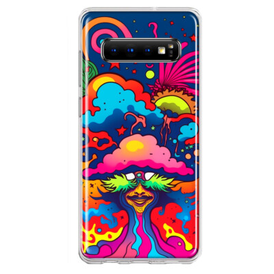 For Samsung Galaxy S10 Plus Shockproof Case Psychedelic Hippie Bomb Star Dream