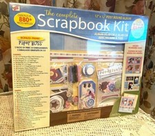 2005 THE Complete SCRAPBOOK KIT-880  pcs.-Includes 12" x 12" ALBUM--NIB/Sealed 