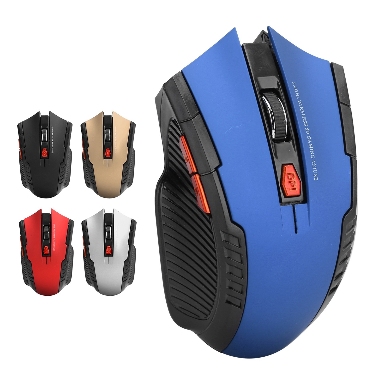 Wireless 2.4G Optical Mouse with 3 Adjustable DPI Levels for Computers-image