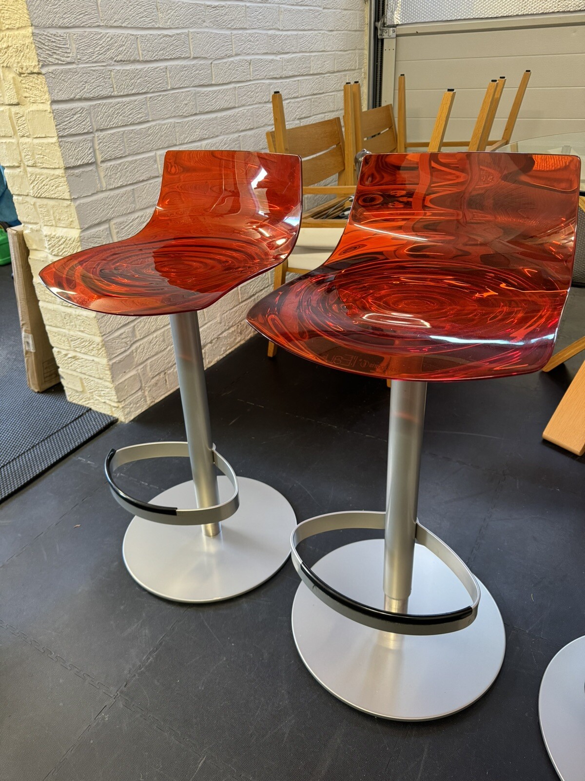 Calligaris L’Eau Bar Stool Set of 4 eBay