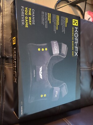 Kor-FX Immersive Black Precision Gaming Vest